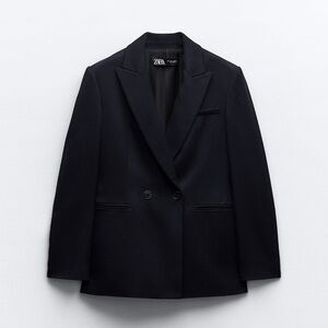 ZARA DOUBLE BREASTED BLAZER 🩵